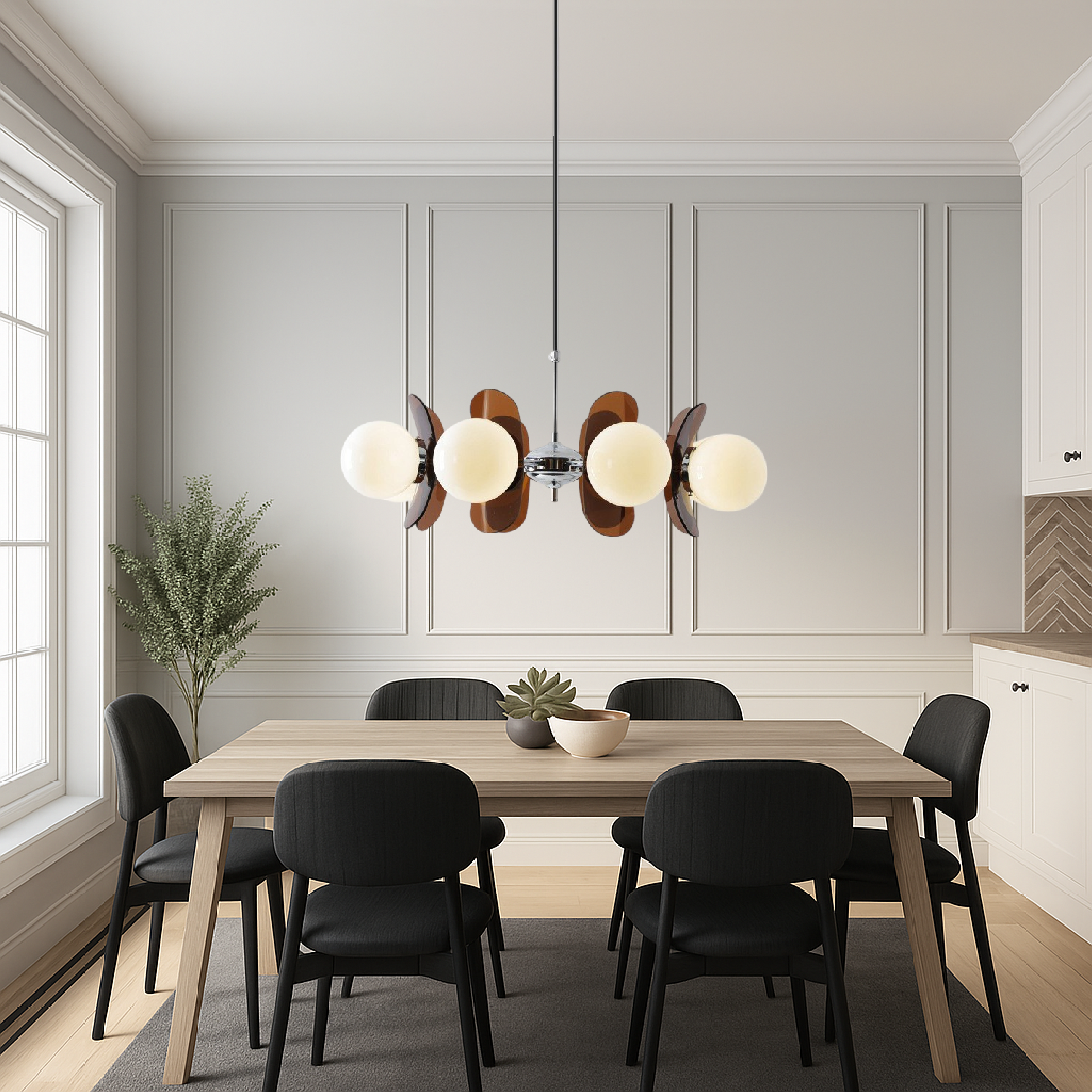 Voltra | Vintage Bauhaus Style Chandelier for Home Interiors 5