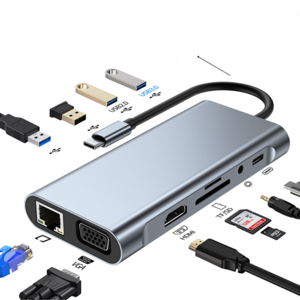 VortexHub | Versatile Compact USB-C Hub with 4K HDMI and Fast Charging 5