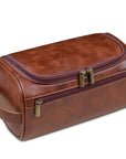 VoyageLux | Premium Leather Toiletry Bag for Men – Ideal for Travel & Organization 6