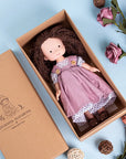 Waldorf Handmade Plush Dolls for Baby Doll Toys Cute/Fun Dresses with Scarf Vinyl Dolls for Girls Birthday Gift Dress Up Doll 14