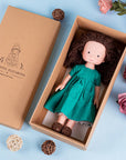 Waldorf Handmade Plush Dolls for Baby Doll Toys Cute/Fun Dresses with Scarf Vinyl Dolls for Girls Birthday Gift Dress Up Doll 2