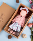 Waldorf Handmade Plush Dolls for Baby Doll Toys Cute/Fun Dresses with Scarf Vinyl Dolls for Girls Birthday Gift Dress Up Doll 7