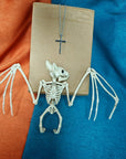 Wall Art Hanging Skeleton Bat Ornament 0