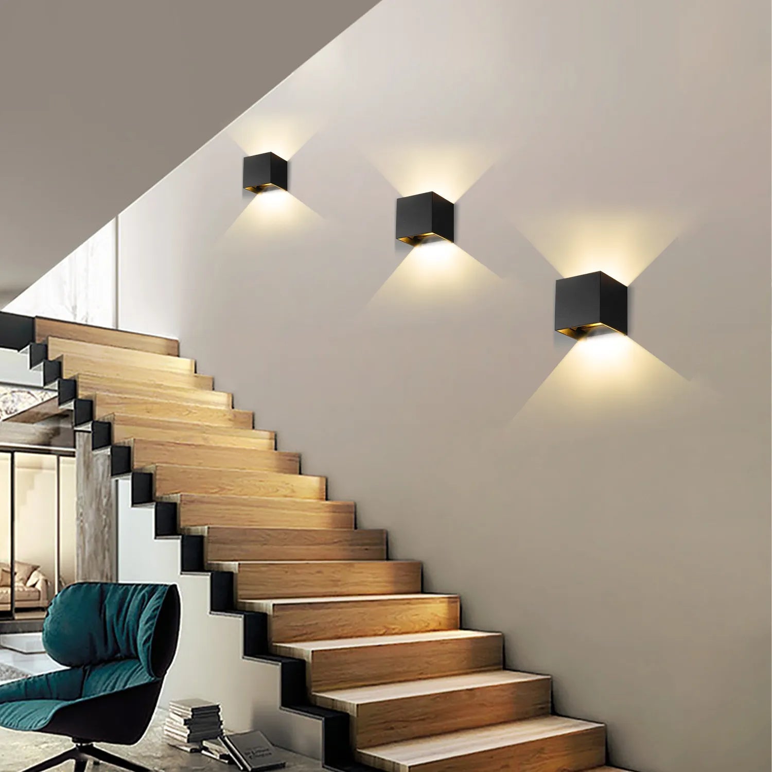 Wall Light Motion Sensor Stylish Integrated LED Energy Efficient Design 1