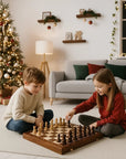 WalnutCraft | Elegant Classic Foldable Wooden Chess Set 1