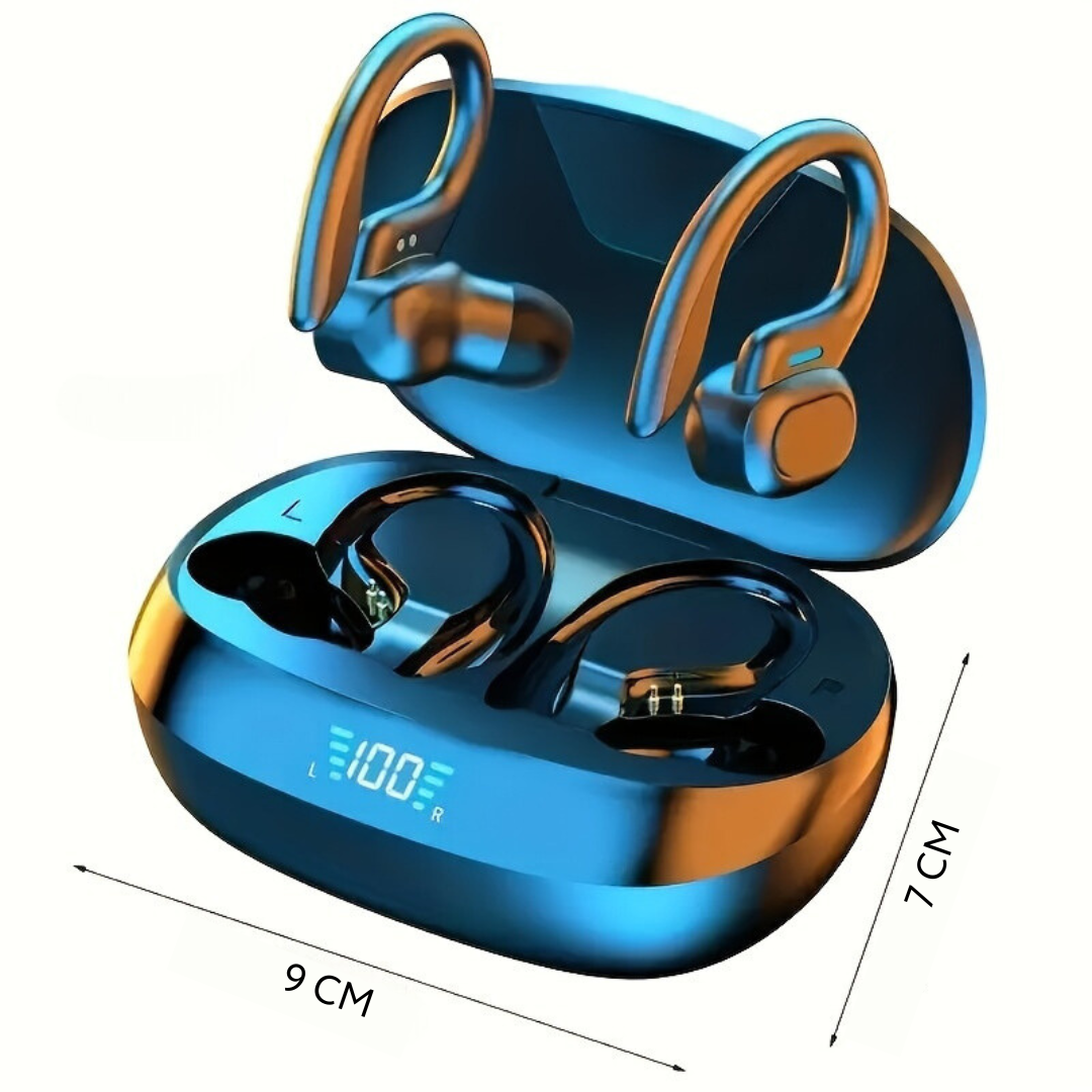 Waterproof Bluetooth Earbuds with Ergonomic Fit and Touch Control for Athletes - Wireless, IPX7 Rating, 6-Hour Battery Life 4