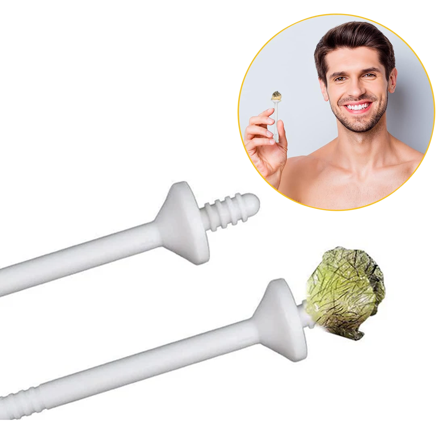 WaxAway Pro Kit | Nose & Ear Hair Removal Wax Kit for Men – Painless Strip Removal 0