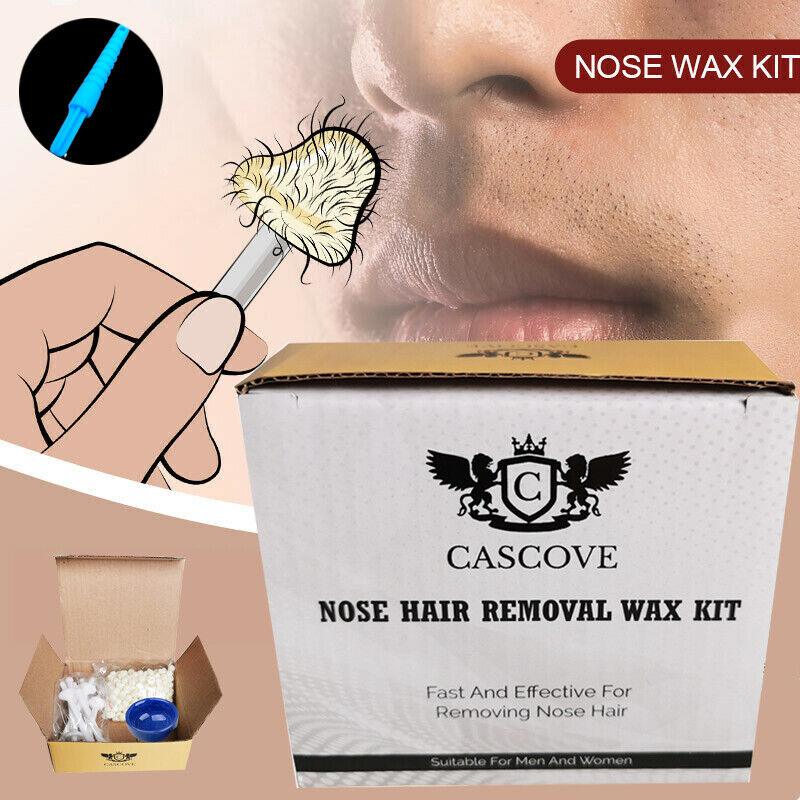 WaxAway Pro Kit | Nose & Ear Hair Removal Wax Kit for Men – Painless Strip Removal 1