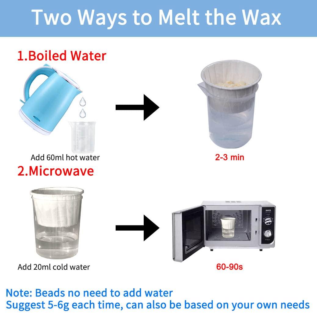 WaxAway Pro Kit | Nose & Ear Hair Removal Wax Kit for Men – Painless Strip Removal 3