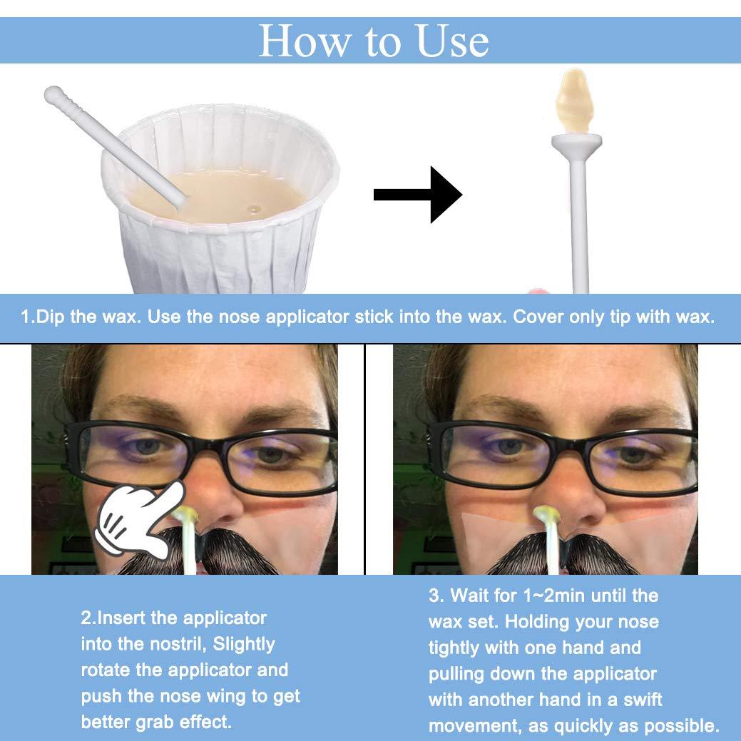 WaxAway Pro Kit | Nose & Ear Hair Removal Wax Kit for Men – Painless Strip Removal 4