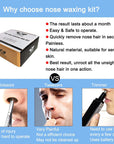 WaxAway Pro Kit | Nose & Ear Hair Removal Wax Kit for Men – Painless Strip Removal 6