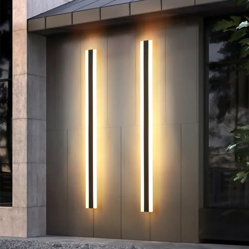 Weatherbright Modern Outdoor Wall Lamp - Weather-Resistant Exterior Lighting 1