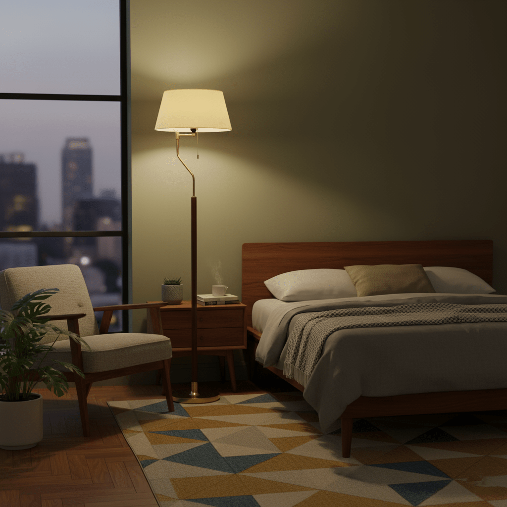 Whetos | Minimal Floor Lamp with Clean Cylindrical Shape 7