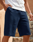 Matteo | Men’s Wide-Leg Casual Shorts with Drawstring Waist