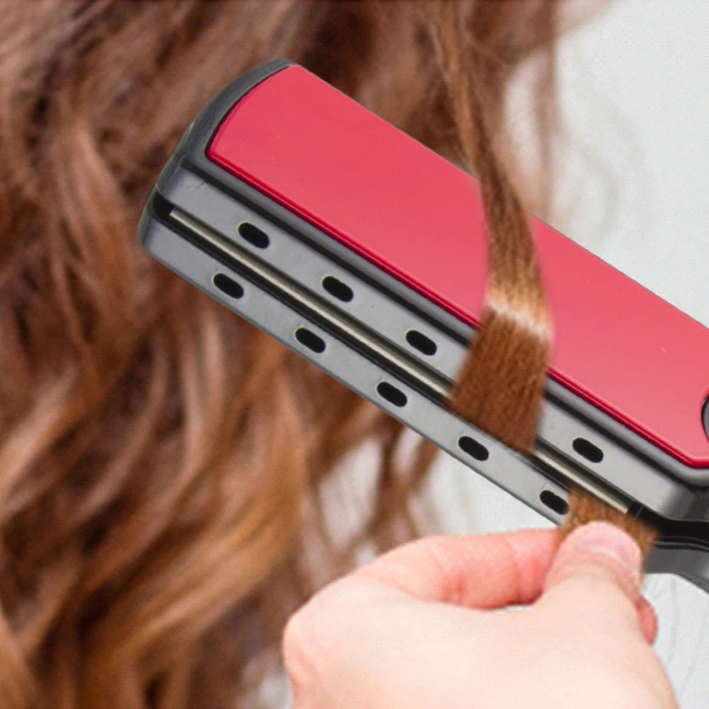 Wide Plate Hair Straightener with Nano-Titanium Plates and Digital Display – Adjustable Temperature up to 480°F 3