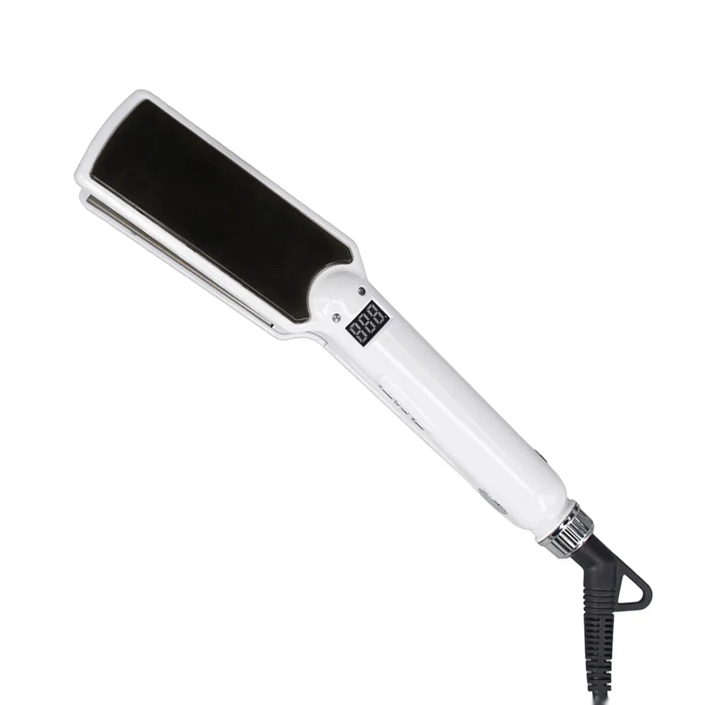 Wide Plate Hair Straightener with Nano-Titanium Plates and Digital Display – Adjustable Temperature up to 480°F 5