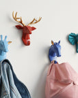 WildCraft | Charming Eco-Friendly Animal Head Coat Hooks for Wall Decor 4