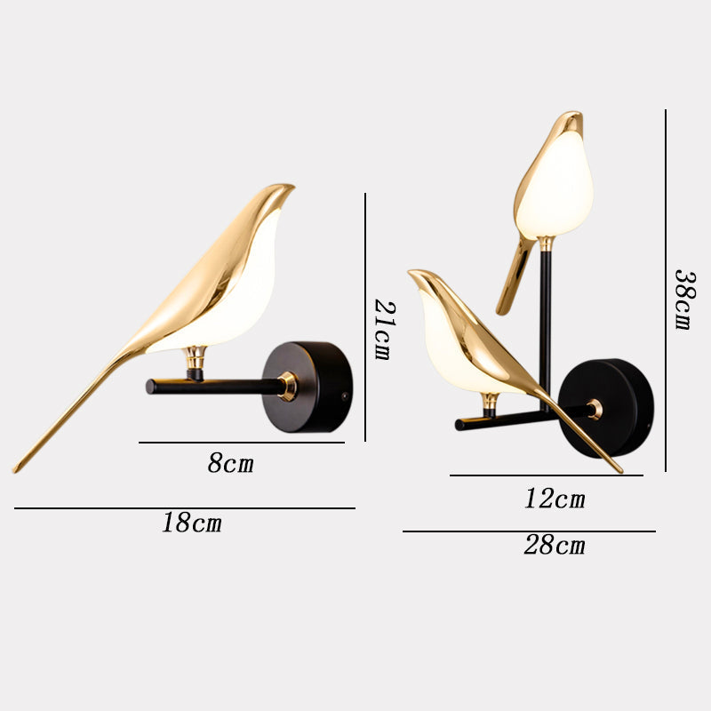 WingAura – Stylish Bird-Inspired Wall Lamp 7