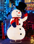 WinterBright – Christmas Snowman with 120 Warm White LED Lights 1