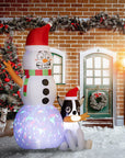 WinterPals – Inflatable Christmas Decoration with Snowman and Dog 1