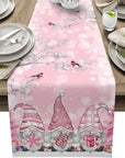 Winter Gnome | Luxury Christmas Table Runner with Snowflake Design 7