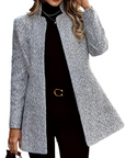 Women's Ankle Length Coat with Notch Lapels – Elegant Winter Coats for Women 3