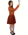 Women’s Cartoon Halloween Costume Set | Long Sleeve Turtleneck Mini 1