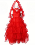 Women’s Gothic Halloween Movie Costume Dress | Lace Maxi 0