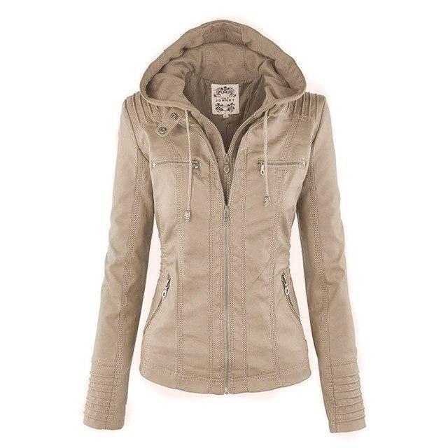 Women's Gothic Jacket in Black, Brown, and Khaki – Tailored Fit All-Season Women's Coats 3