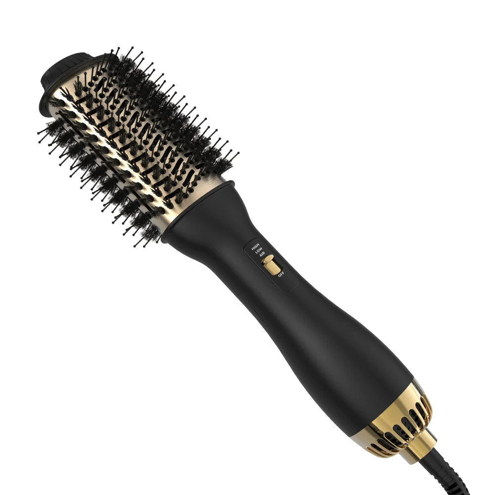 Women’s Hair Dryer Brush Multi-Functional Volumizer Aluminum Styling Tool 0