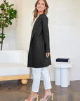 Women's Knee-Length Wool Blend Coat with Relaxed Fit and Wide Lapel - Stylish Winter Coat 5