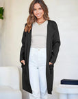 Women's Knee-Length Wool Blend Coat with Relaxed Fit and Wide Lapel - Stylish Winter Coat 6