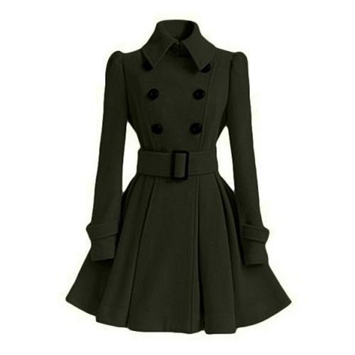 Women's Lightweight Windbreaker Trench Coat – Slim Fit Medium Length for Spring and Fall 1