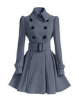 Women's Lightweight Windbreaker Trench Coat – Slim Fit Medium Length for Spring and Fall 2