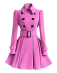 Women's Lightweight Windbreaker Trench Coat – Slim Fit Medium Length for Spring and Fall 4