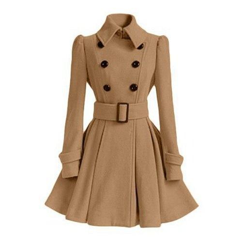 Women's Lightweight Windbreaker Trench Coat – Slim Fit Medium Length for Spring and Fall 5