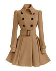 Women's Lightweight Windbreaker Trench Coat – Slim Fit Medium Length for Spring and Fall 5