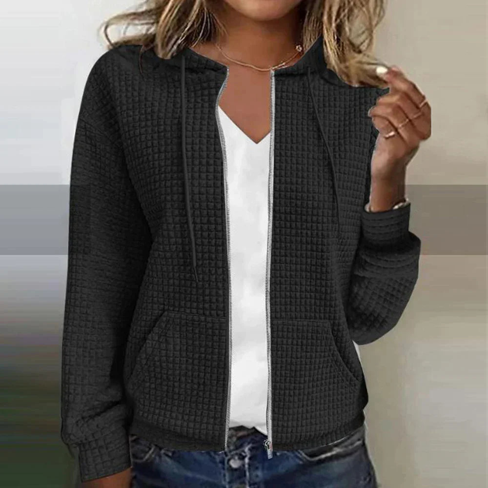 Women's Plaid Jacket – Tailored Fit, Lightweight Fabric for All Seasons, Perfect for Casual and Business Wear 0