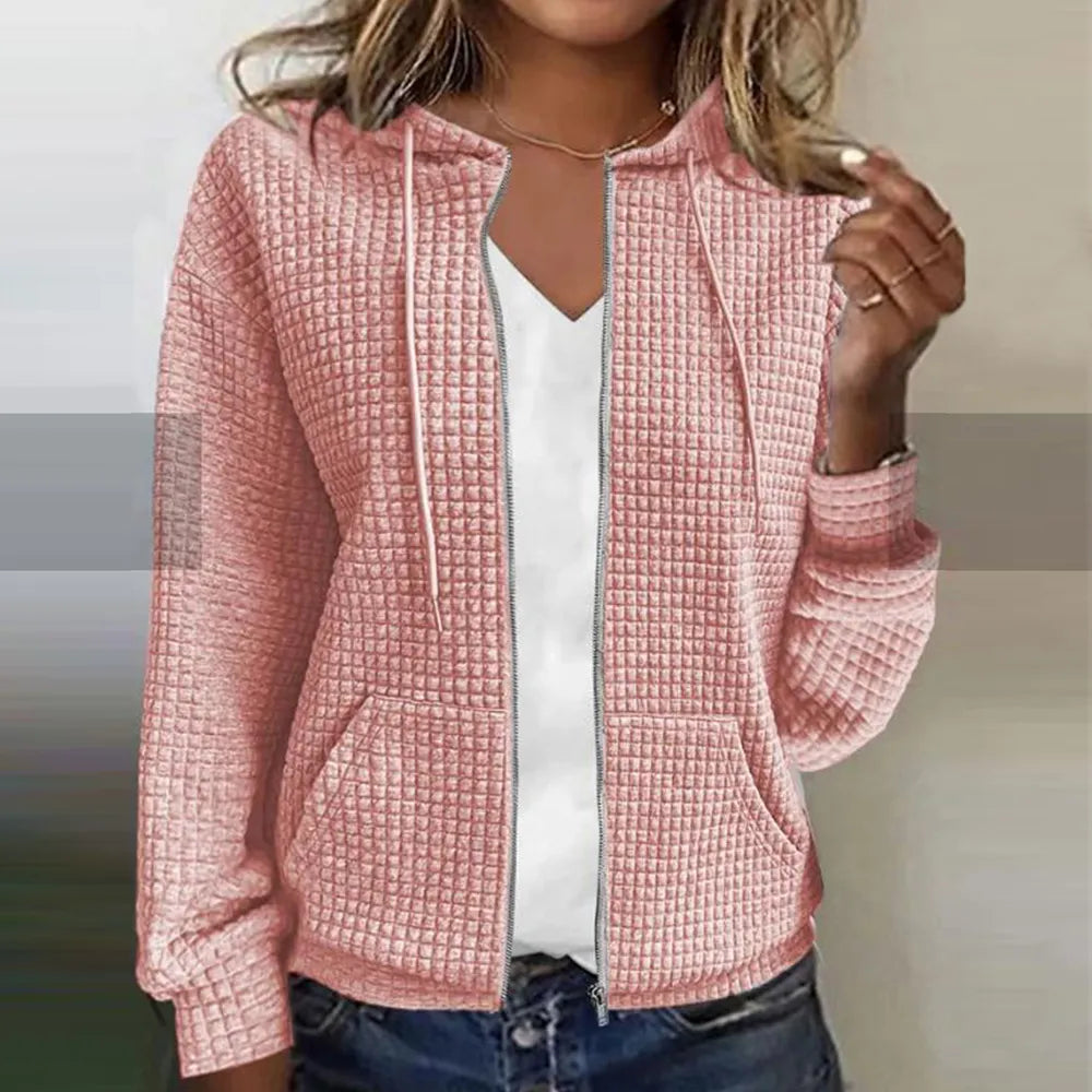 Women's Plaid Jacket – Tailored Fit, Lightweight Fabric for All Seasons, Perfect for Casual and Business Wear 1
