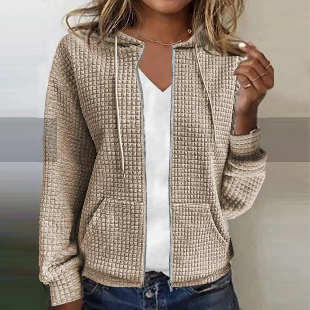 Women's Plaid Jacket – Tailored Fit, Lightweight Fabric for All Seasons, Perfect for Casual and Business Wear 2