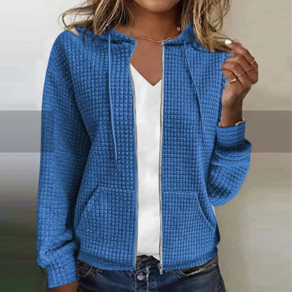 Women's Plaid Jacket – Tailored Fit, Lightweight Fabric for All Seasons, Perfect for Casual and Business Wear 3
