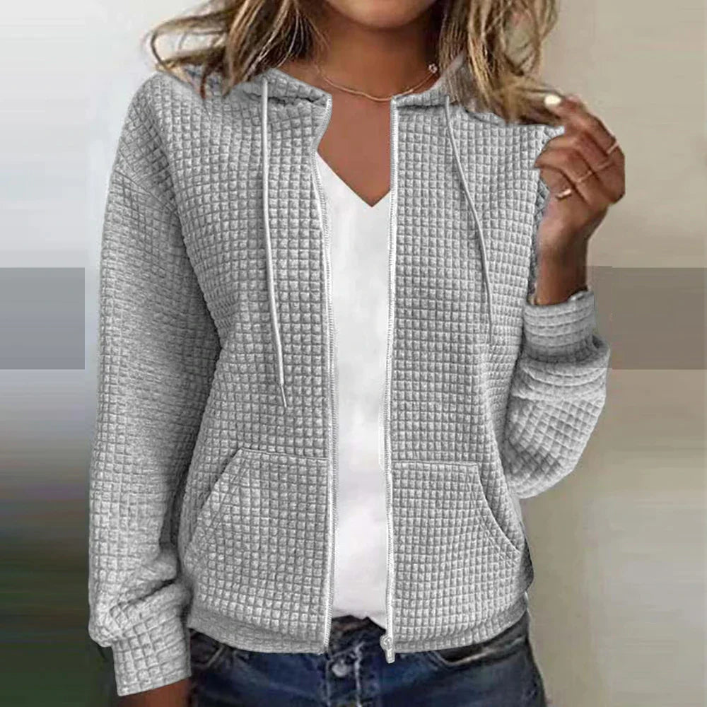 Women's Plaid Jacket – Tailored Fit, Lightweight Fabric for All Seasons, Perfect for Casual and Business Wear 4