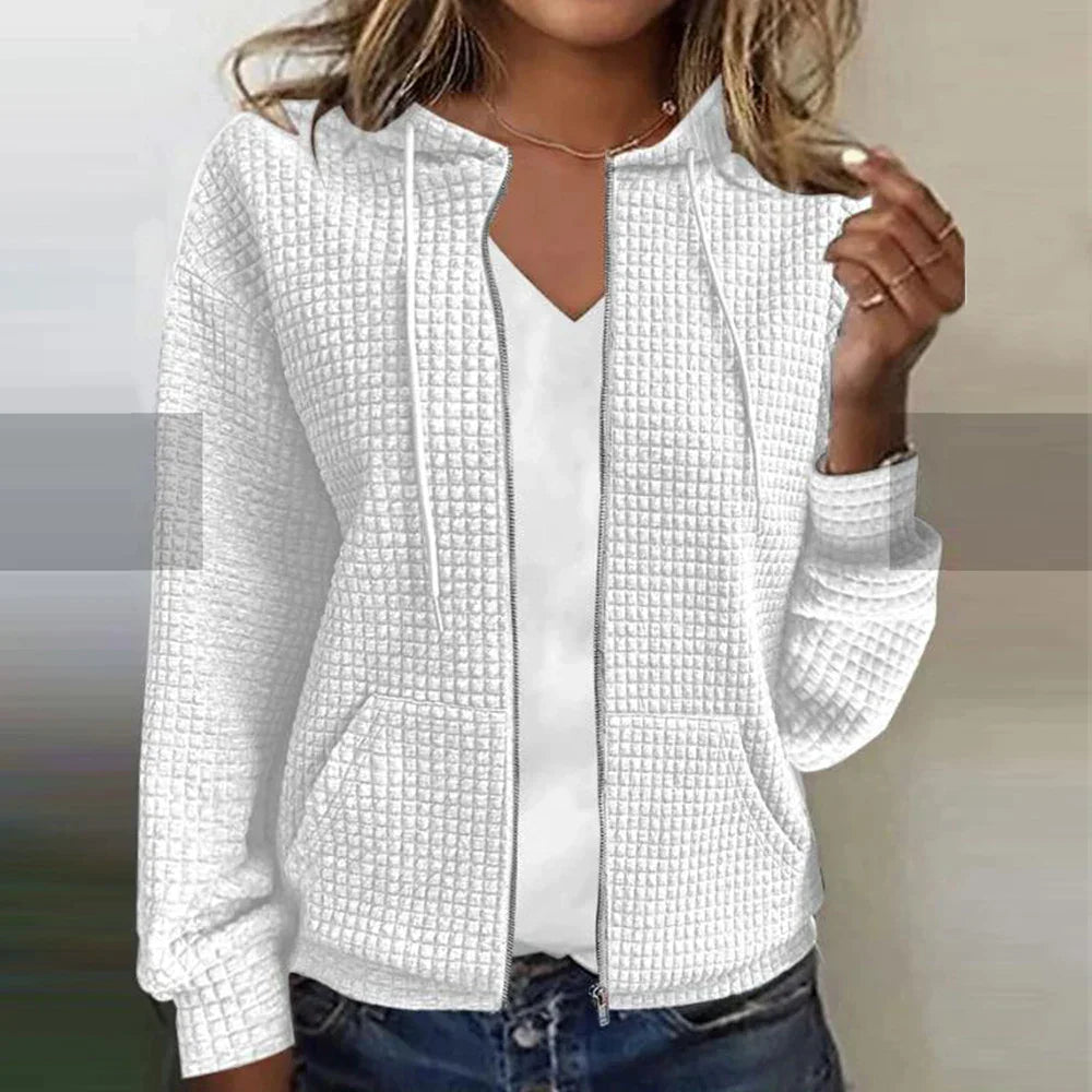 Women's Plaid Jacket – Tailored Fit, Lightweight Fabric for All Seasons, Perfect for Casual and Business Wear 5