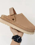 Women's Plush Platform Slippers – Elegant Casual Footwear Size 43 for Home and Outdoor Use 0