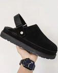Women's Plush Platform Slippers – Elegant Casual Footwear Size 43 for Home and Outdoor Use 1