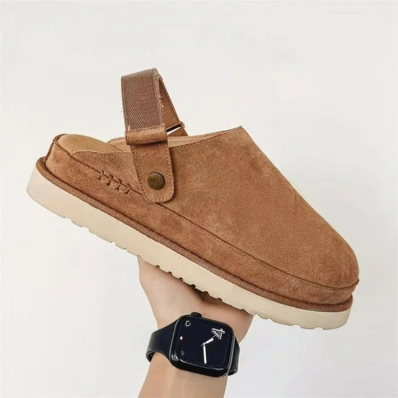 Women's Plush Platform Slippers – Elegant Casual Footwear Size 43 for Home and Outdoor Use 2