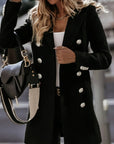 Women's Slim Fit Double-Breasted Mid-Length Coat – Elegant Winter Coat for Business and Casual Wear 3