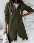 Women's Soft Hooded Jacket with Pockets – Cozy Winter Coat for Casual Outings and Comfort 4