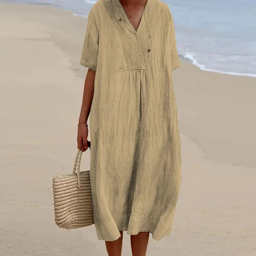 Women's Summer Dress, Lightweight Casual Loose Fit in Vibrant Colors 3