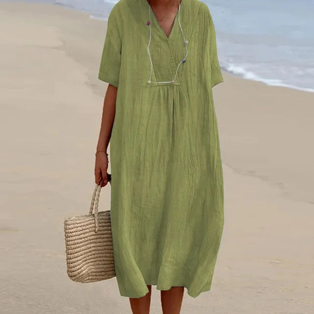 Women's Summer Dress, Lightweight Casual Loose Fit in Vibrant Colors 4